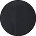 vidaXL Tapis rond 60 cm bambou noir