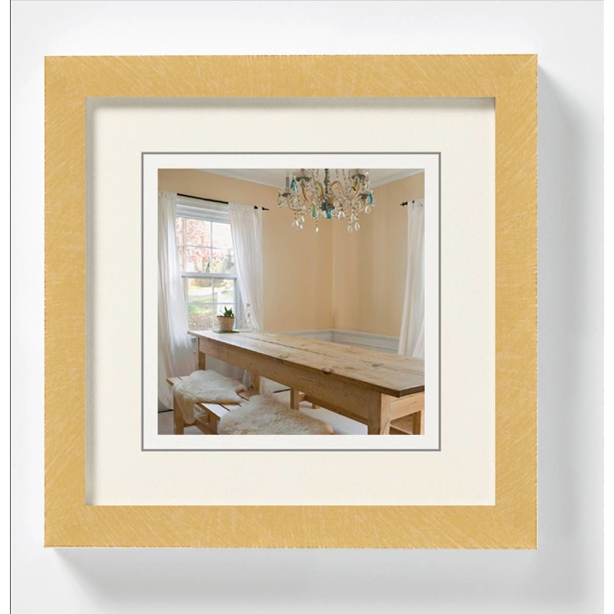 Walther Design Walther Peppers Fotolijst - Goud - 15.5 x 15.5 cm - Hout - Tafel/Muur