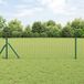 vidaXL Euro Hek 0,4 x 10 m PVC-gelaagd ijzer Groen
