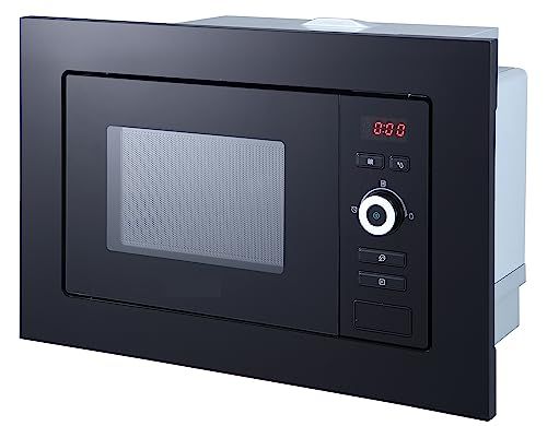 Respekta Microwelle 700 Watt Einbau Microwelle 60 cm 17 L Glas Zwart - 4260683870451