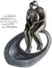 Gilde Casablanca - Sculptuur - Decoratief Figuur - Moment - Koppels - Poly - Bronskleurig - 27 x 19 cm