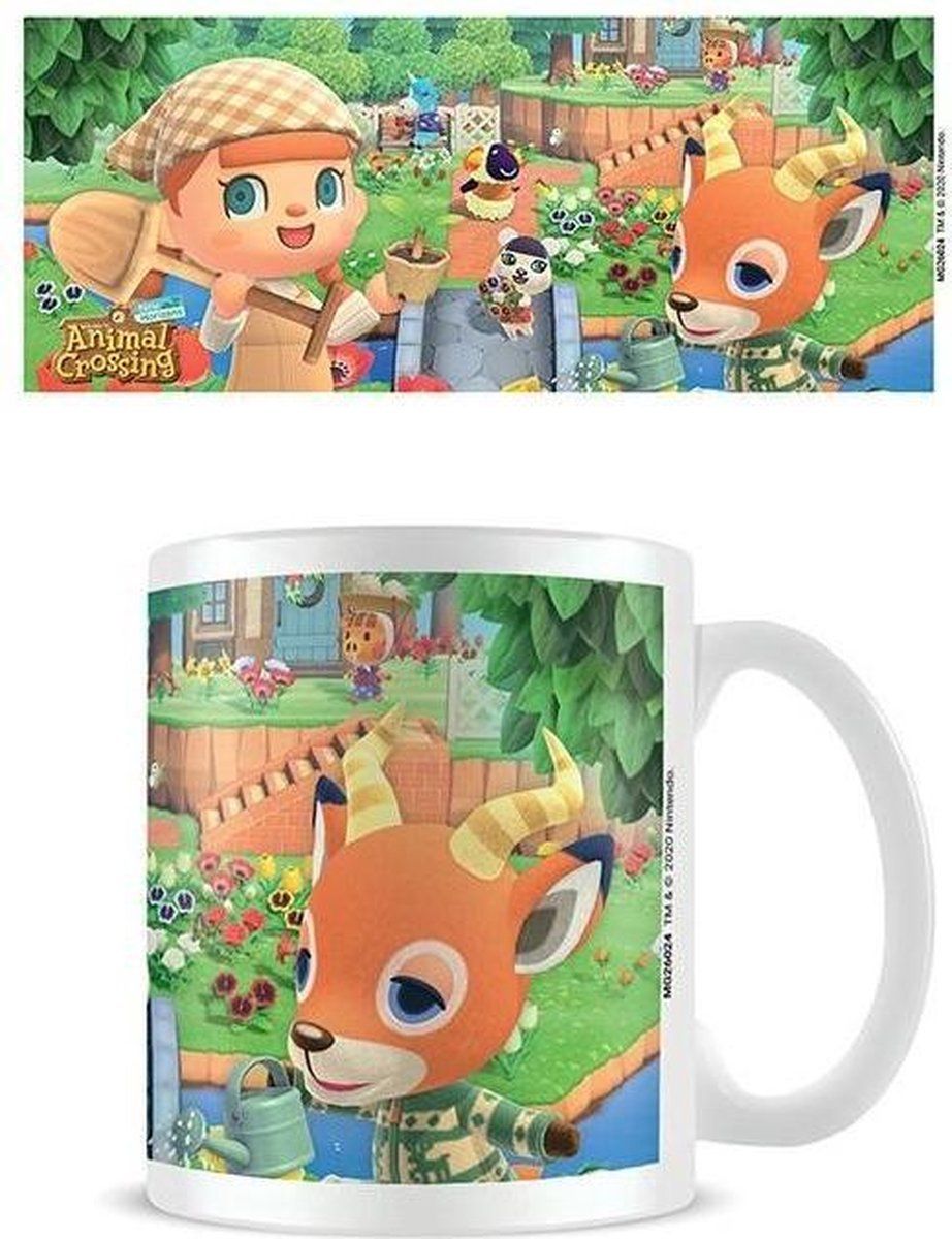 Nintendo Animal Crossing Spring Mok - Wit - Keramiek