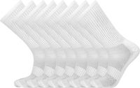 ENDURANCE Socken 8er-Pack Hoope Wit-grijs Unisex Polyester/Elastaan Schoenmaat 39-42 Vocht absorberend Hardlopen