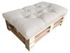 Coussin de palette avec flocons de mousse pour meubles de jardin