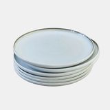 LOBERON Bord set van 6 Eiruna crème