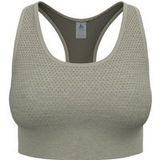 Odlo Seamless Medium Padded Sport Bra Women - Khaki, Size XS