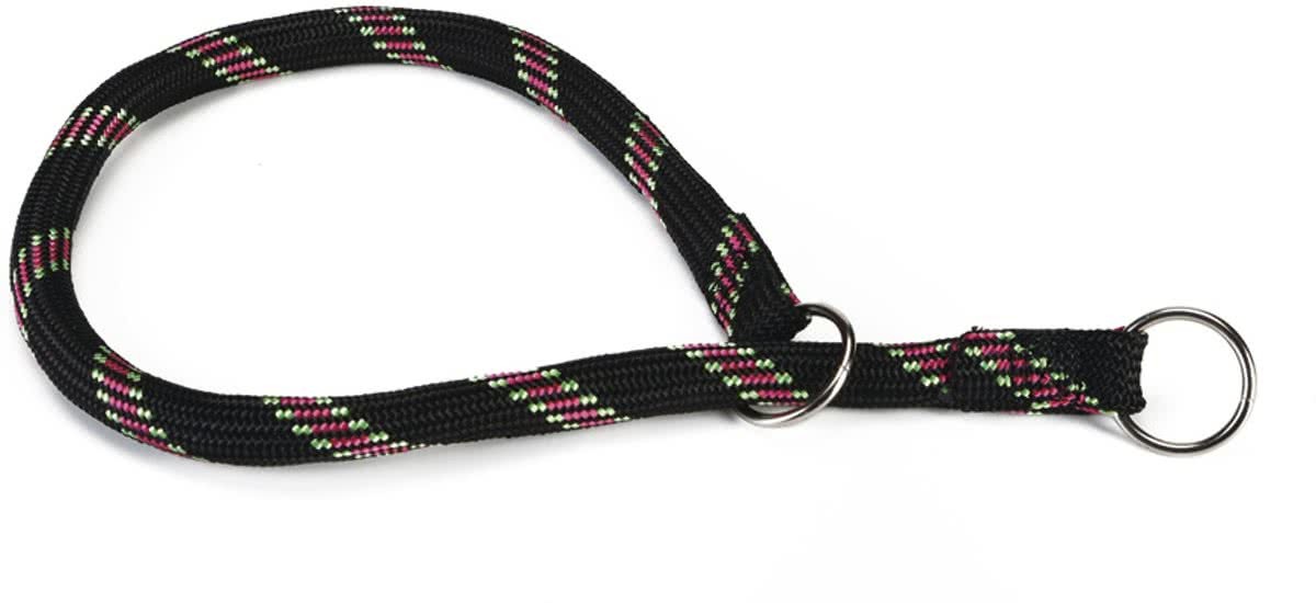 Beeztees Hondenhalsband - Rond - Zwart - 55 cm x 13 mm