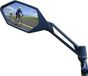 VWP Fietsspiegel E-bike Verstelbaar Links 12 cm - aluminium klem - zwart