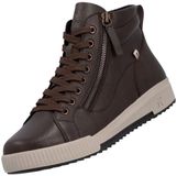 Rieker Damessneakers Hoge Schacht Bruin Leer W0164-25