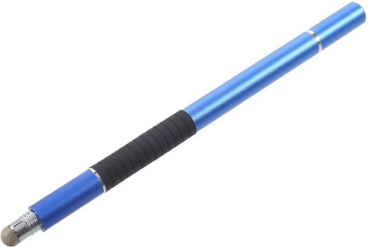 Universele Stylus Pen 3 Koppen voor Smartphone - Tablet – iPad Blue