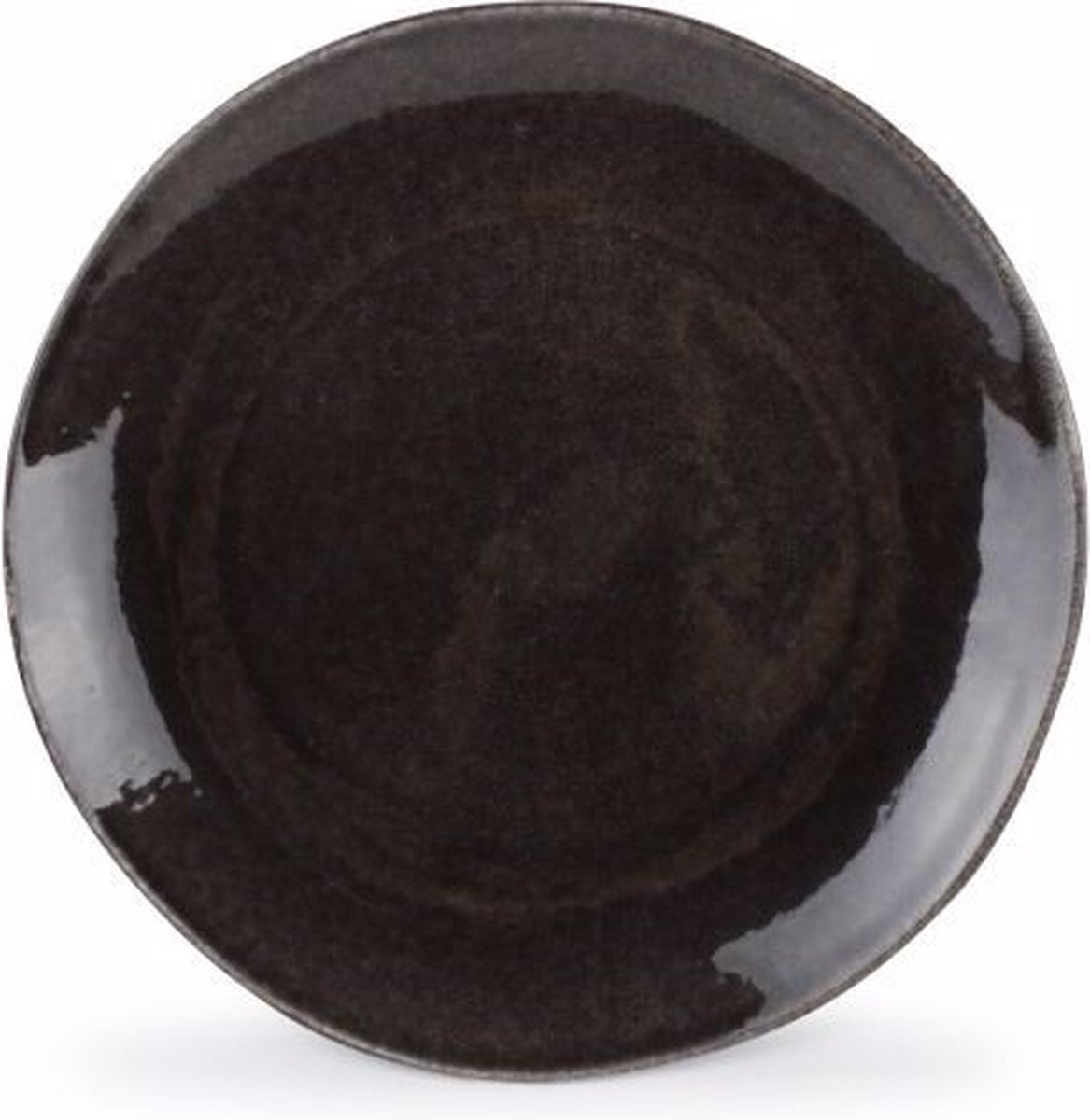 Salt&Pepper Artisan plat Bord - 26,5 cm - zwart - 1 stuk