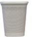 Bathroom Solutions Panier à linge - blanc crème - 60 litres - 37 x 46 x 60 cm - avec couvercle
