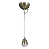 PRENDELUZ 1 x E27-ophanging, leer, ideaal voor decoratieve verlichting en in hoogte verstelbaar voor verschillende omgevingen.