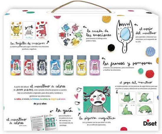 Diset Yo descubro las emociones - Educatief spel voor kinderen - 168 Onderdelen