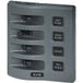 Blue Sea Systems WeatherDeck 12V DC Waterdicht Schakelpaneel - 4 Positie, 12/24V