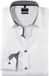 OLYMP No. 6 Six super slim fit chemise - longueur de manche 7 - popeline - blanc - Facile à repasser - Tour de cou : 43