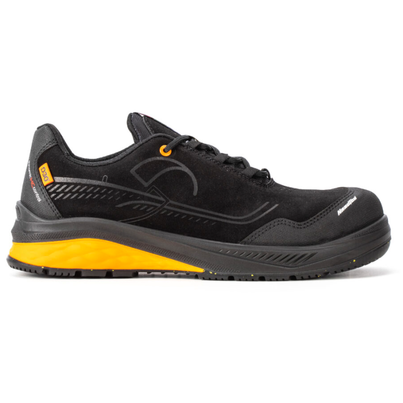 Sixton Peak Veiligheidsschoen Makeball 60542-02 S3S ESD | Zwart/Oranje | Maat 48
