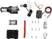 vidaXL Elektrische lier 12 V 1360 kg met montageplaat en rollenvenster