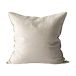 Tell Me More Coussin en lin lavé 50x50cm Gris Chaud