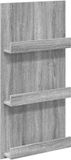vidaXL - Tijdschriftenrek - Grijs - Sonoma - 51 x 11 x 102 cm - Bewerkt hout