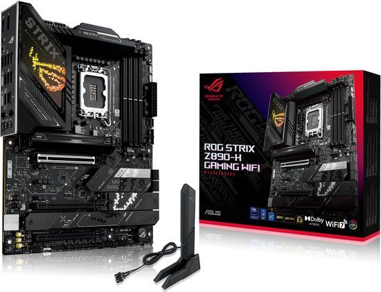 ASUS ROG STRIX Z890-H GAMING WIFI Moederbord ATX Socket LGA 1851 Intel Z890 DDR5 WiFi 7