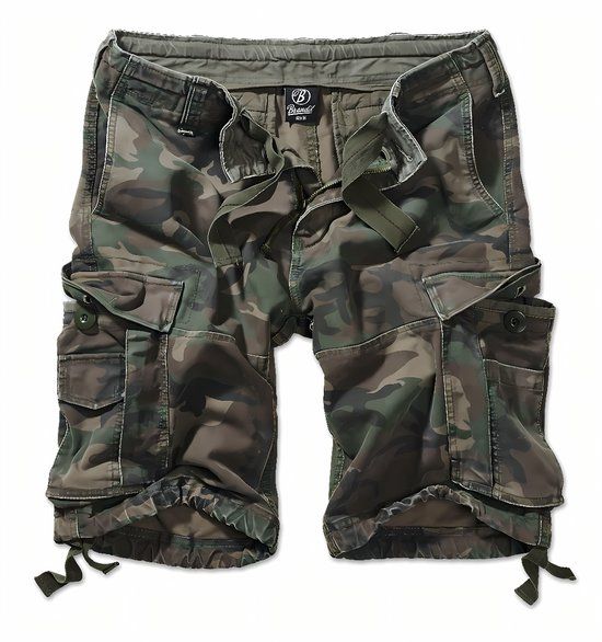 Brandit Vintage Heren Shorts - woodland - M