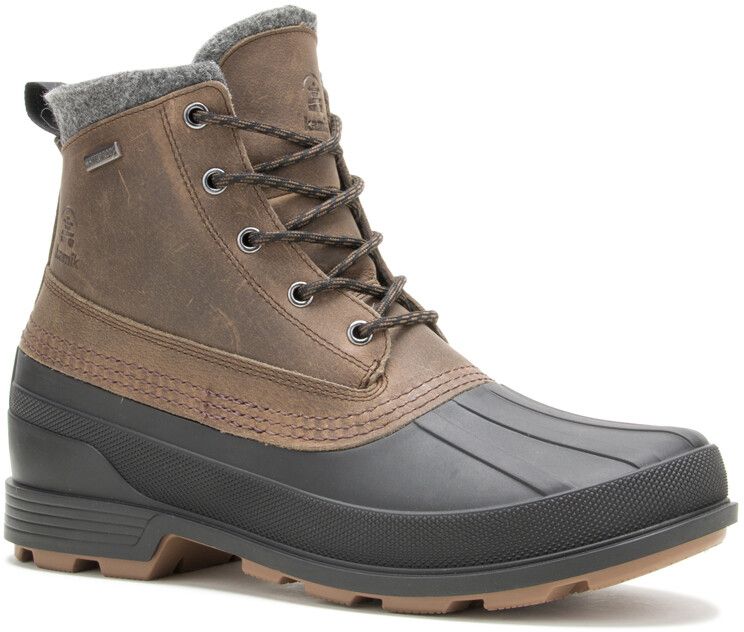 Kamik Lawrencem Schoenen Heren - bruin/zwart - Maat 46 - Winterschoenen