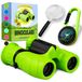 Jumelles enfant 8x21 - Vert - Avec boussole et loupe - Outdoor - 3 à 12 ans