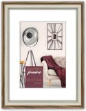 Zep Houten fotolijst Palmi Bruin met Passe-Partout voor foto 10x15/15x20 - DN968B
