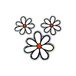 Quattroerre 14216 sticker 3D Tris bloemen