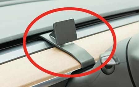 Brodit 855497 - Passieve houder voor mobiele telefoon/smartphone - Zwart