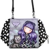 2411 Gorjuss Schoudertas Smitten Kitten Zwart Wit