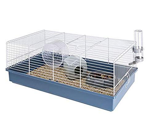 Ferplast Criceti 11 Knaagdierkooi - Wit/Blauw - 56.7 x 30 x 22.5 cm