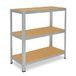 Shelfplaza HOME metalen stellingkast - 115x60x50 cm - verzinkt - 3 planken