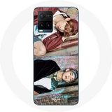 Maniacase Etui voor Vivo Y21s 2021 / Y21 2021 BTS Kim Taehyung Et Jungkook Taekook Teaser Not Today You Never Walk Alone