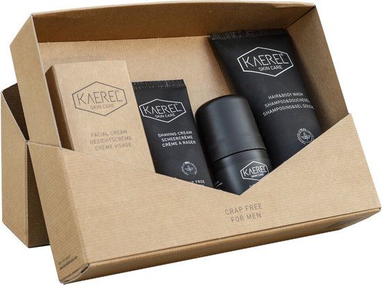 Kaerel Skincare Giftset - Men's Skincare Set for All Skin Types - 75ml
