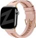 Bandz Leren 'Chains' bracelet geschikt voor Apple Watch (Series 12/11/10), (SE 3/2/1), (Series 9/8/7/6/5/4) - 38/40/41/42mm - Roze