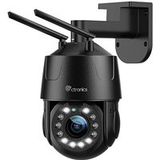 Ctronics Bewakingscamera 2,4/5 GHz WiFi 4K 8MP Nachtkijker 5X Optische Zoom Mens/V voertuig/Dier Detectie Auto Volgen Metaal