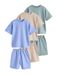 Next Jongen Set van 3 korte pyjama's Blue/Green 152