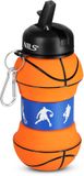 NILS NC4104 - Sportfles - 550ml - Opvouwbaar - Veilig Silicone - Ergonomisch - Multicolor