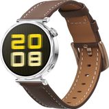 kwmobile lederen horlogebandje geschikt voor Huawei Watch GT5 41mm / GT5 Pro 42mm / Watch GT4 41mm polsband - Echt leren smartwatch bandje - Activity tracker horloge band in bruin