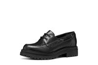 GEOX IRIDEA Dames Zwart Leer Maat 37