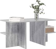 vidaXL Salontafel Grijs Sonoma 87 x 50 x 45 cm