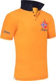 Nebulus Poloshirt SANDY, herenmodel, shirt, sweater, polo, P5293 - heren, oranje, maat M