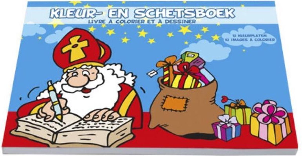 Verhaak Sinterklaas Teken- En Kleurblok A4