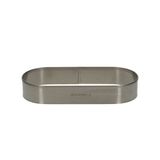 Cercle à pâtisserie ovale, inox, 12 x 5 cm