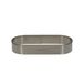 Cercle à pâtisserie ovale, inox, 12 x 5 cm