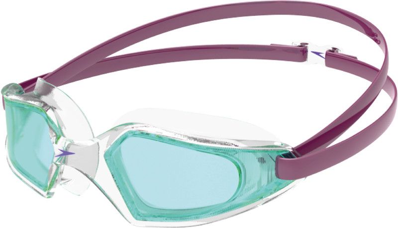 Speedo Hydropulse Zwembril Kinderen - deep plum/clear/light blue