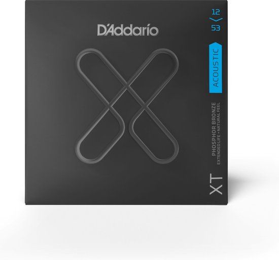 D'Addario XTAPB1253 Phosphor Bronze Acoustic Guitar Strings - Light - 12-53