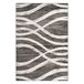 SAFAVIEH Adirondack Collection Vloerkleed, Laagpolig, Houtskool en Ivoor, 91 x 152 cm